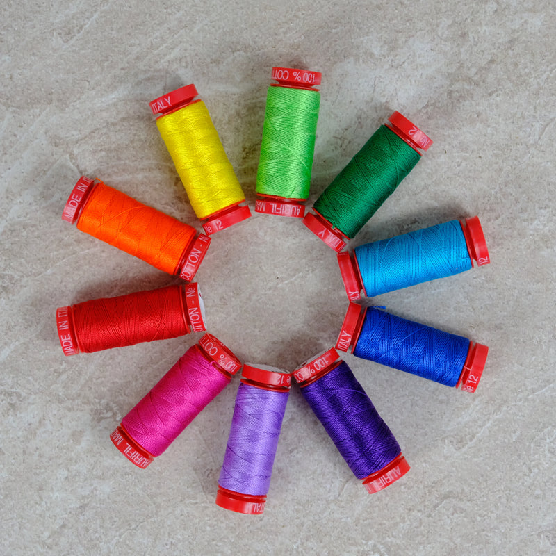 Aurifil 12 wt - Brights Bundle (10 spools) – The Modern Quilter